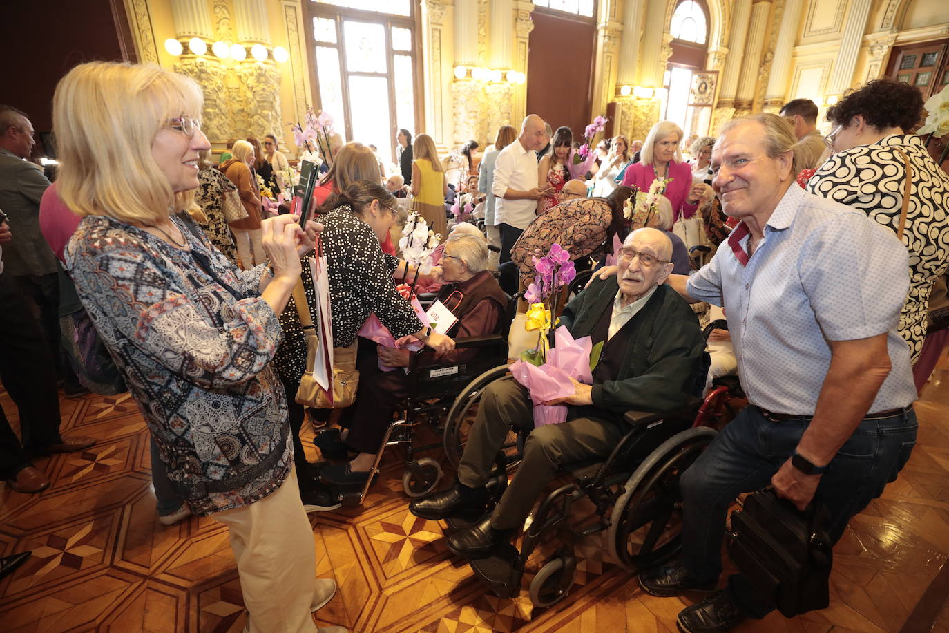 El acto homenaje por el Día de las Personas de Edad celebrado en el Ayuntamiento