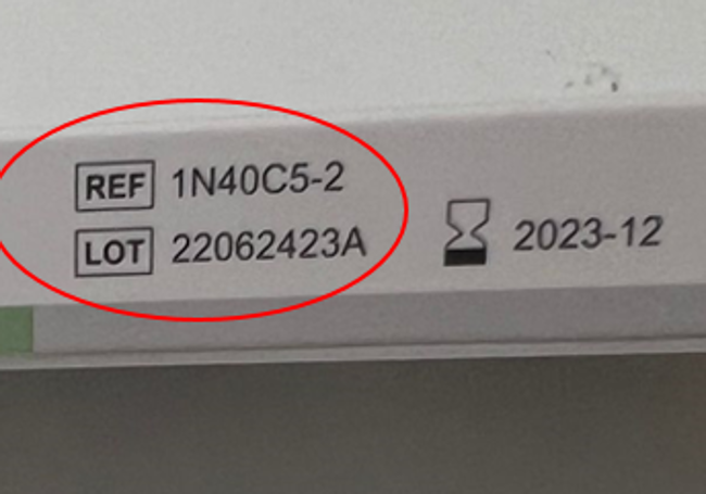 La AEMPS ha ordenado la retirada de los lotes con número anterior al 22122707A.