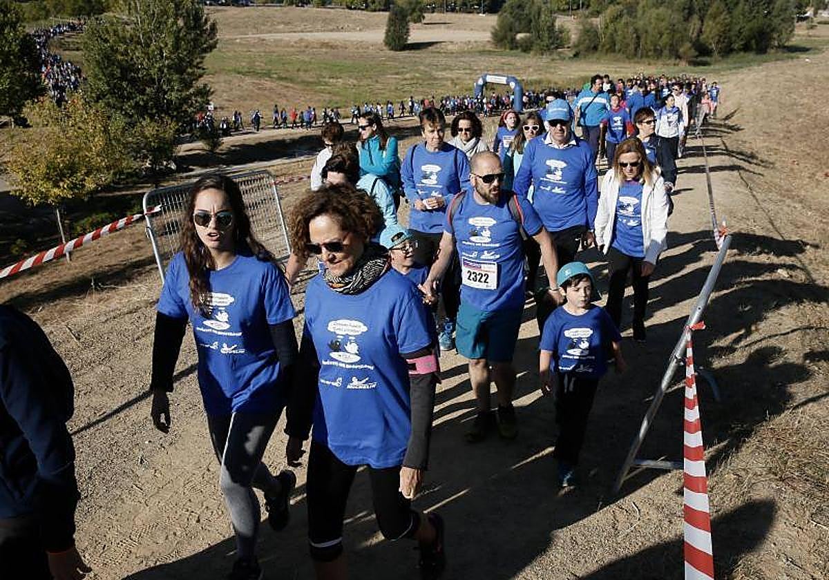 Participantes en una edición anterior de la caminata en favor del Banco de Alimentos.