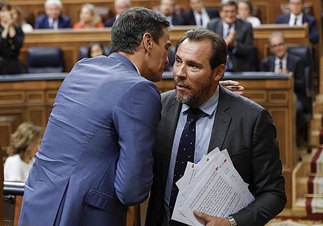 Sánchez y Puente, en la reciente in veestidura fallida de Feijóo.