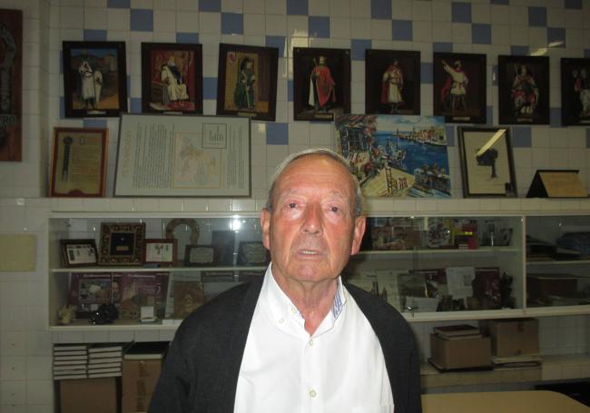 Marcelino Fernández, en la sede de Promonumenta en la capital oenesa.