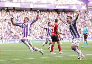 El Real Valladolid también sale triunfal de una montaña rusa