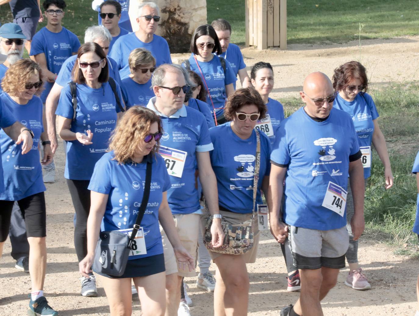 El éxito de participación en la Caminata Popular del Banco de Alimentos, en imágenes