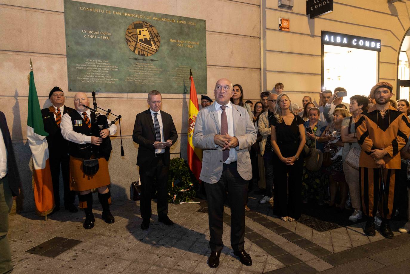 El homenaje al príncipe irlandés Red Hugh O&#039;Donnell, en imágenes