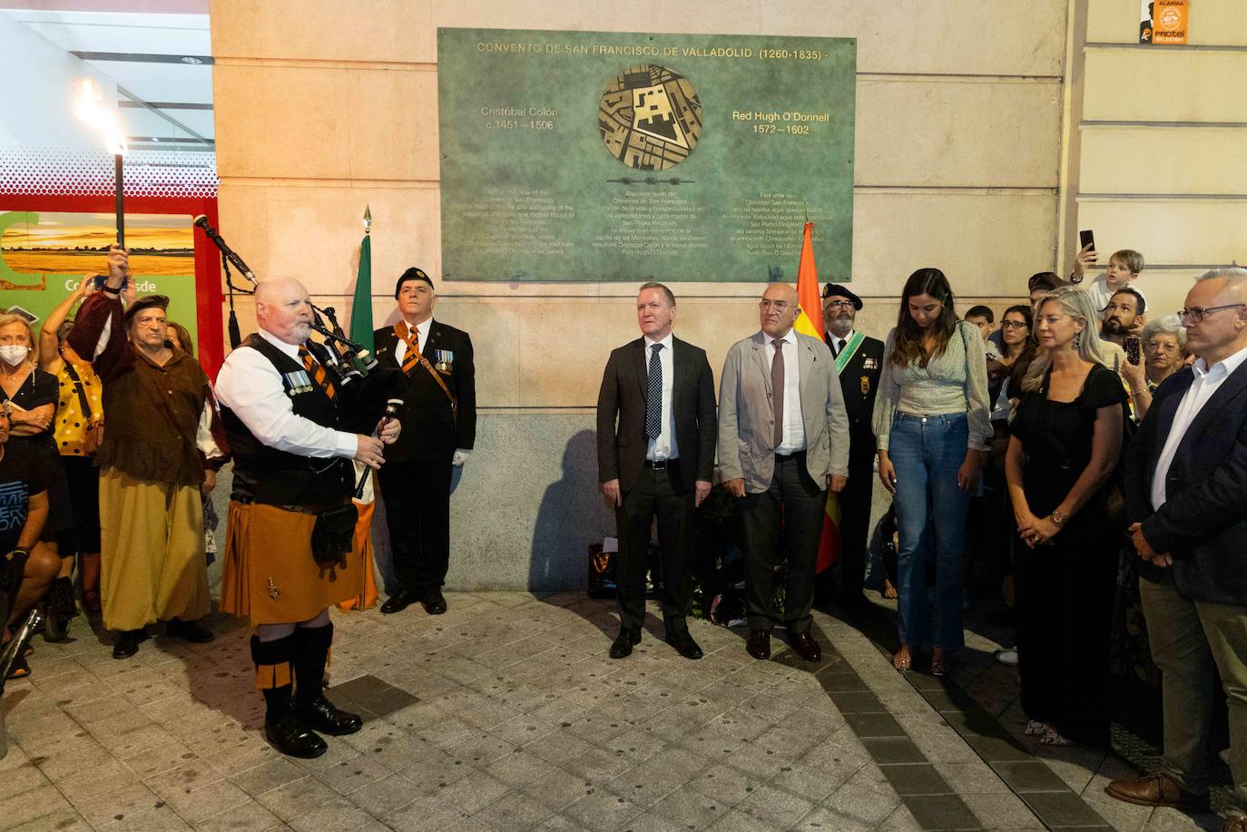 El homenaje al príncipe irlandés Red Hugh O&#039;Donnell, en imágenes