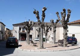 Imagen de archivo de la plaza del barrio de San Gil, en Cuéllar.