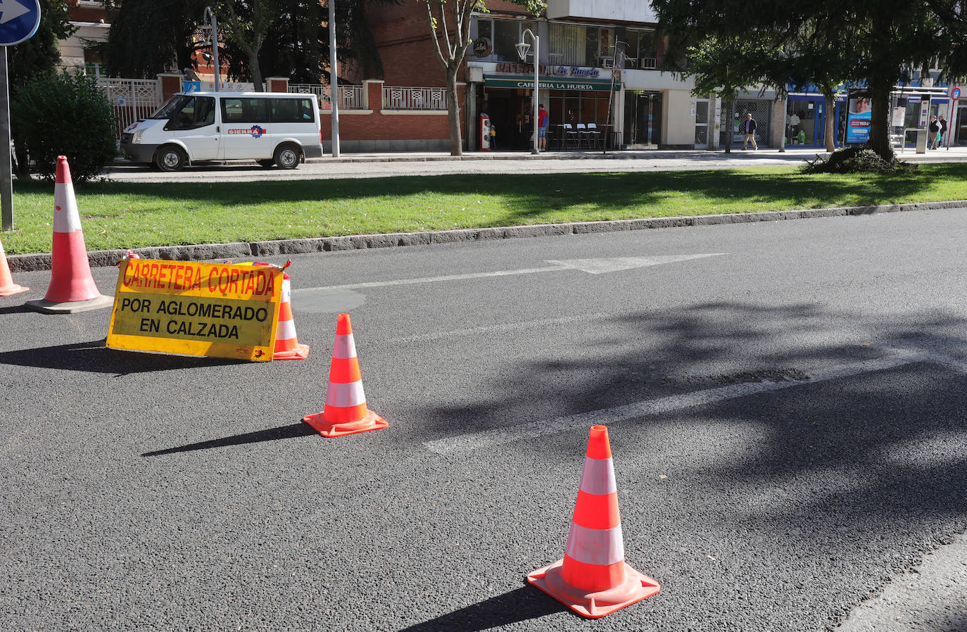 El centro de Palencia, tomado por las obras