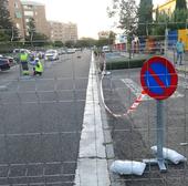 La obra de la red de calor suprime 80 aparcamientos en Parquesol hasta diciembre