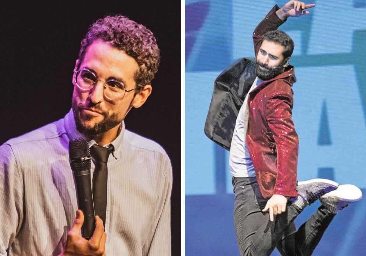Galder Varas y Jorge Cremades en uno de sus espectáculos.