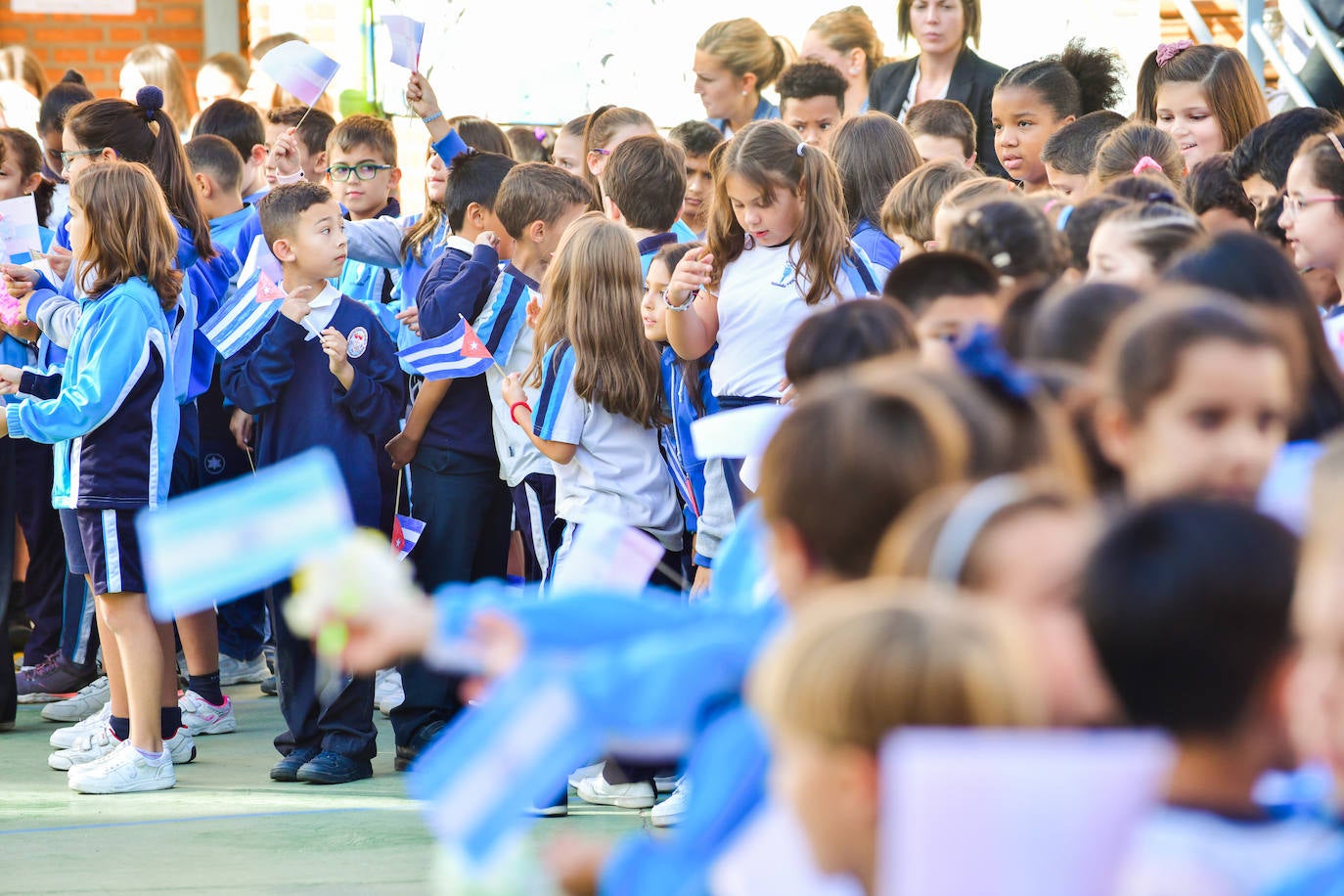 Las imágenes de la celebración de la Hispanidad en el colegio Virgen Niña