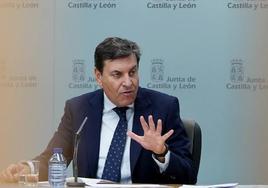 Fernández Carriedo comparece en rueda de prensa tras la reunión del Consejo de Gobierno.