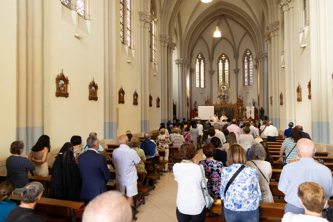 Las imágenes de la procesión de la patrona de Pilarica