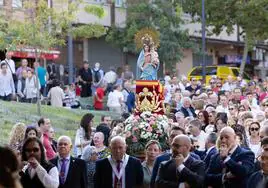 Las imágenes de la procesión de la patrona de Pilarica