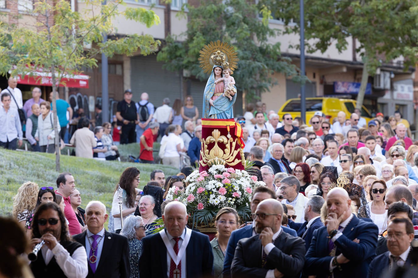 Las imágenes de la procesión de la patrona de Pilarica