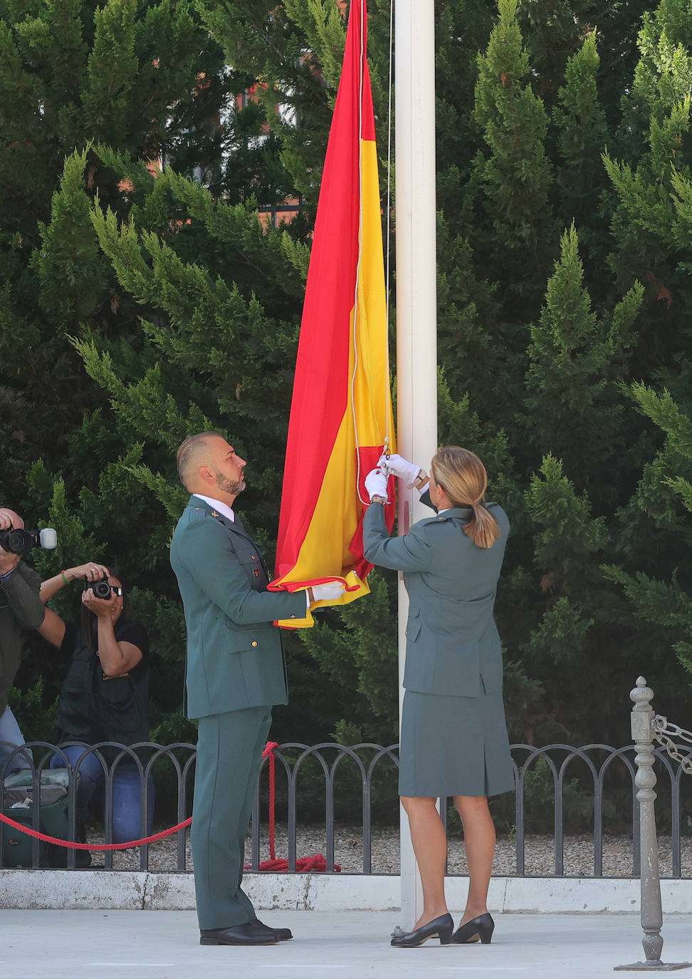 Fiesta de la Guardia Civil en Palencia