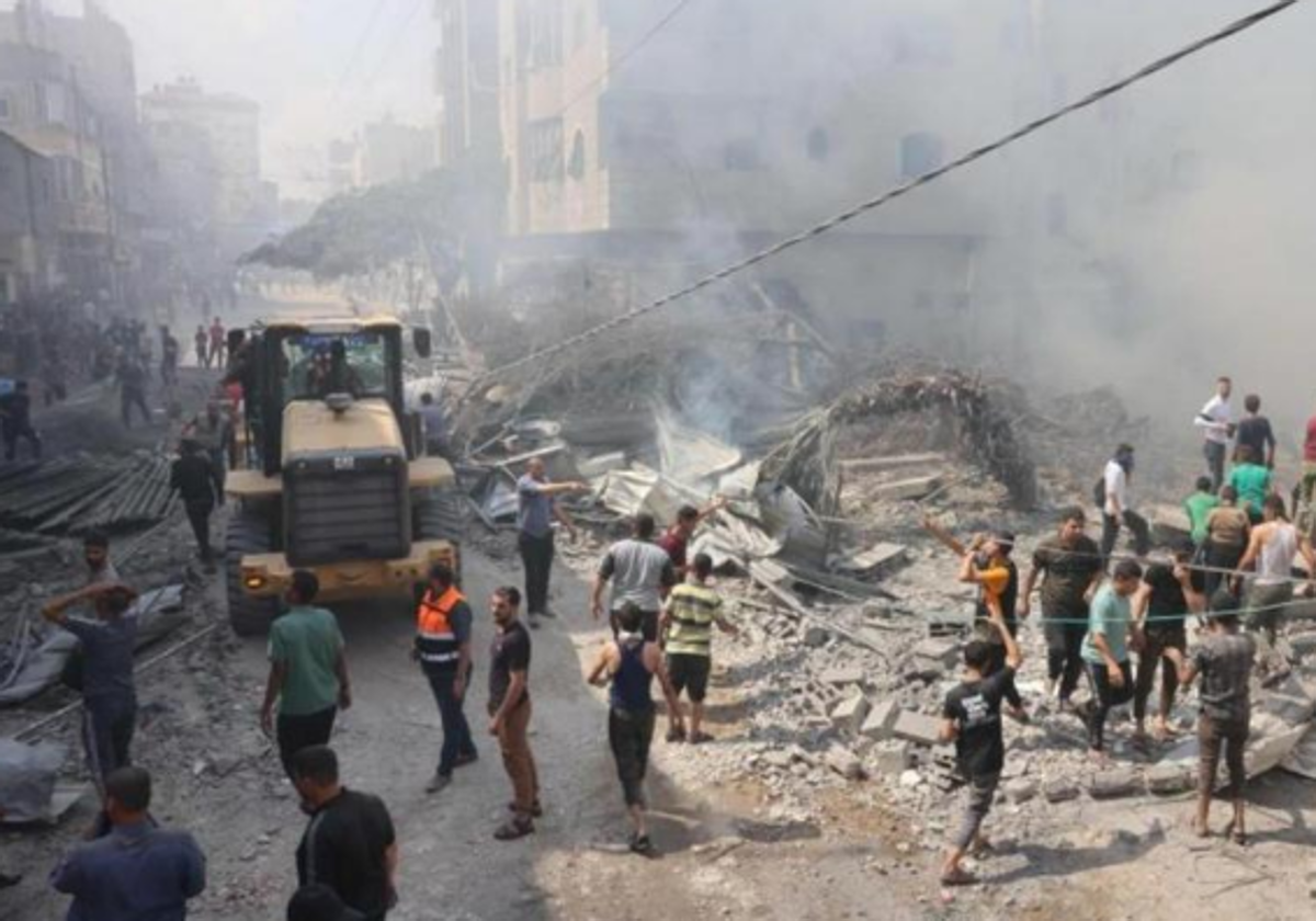 Los bombardeos han caído en barrios residenciales que eran refugio de la población civil.