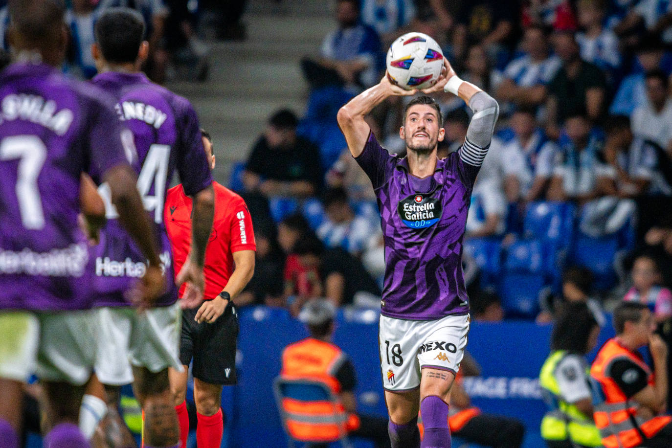 La derrota del Real Valladolid ante el Espanyol, en imágenes