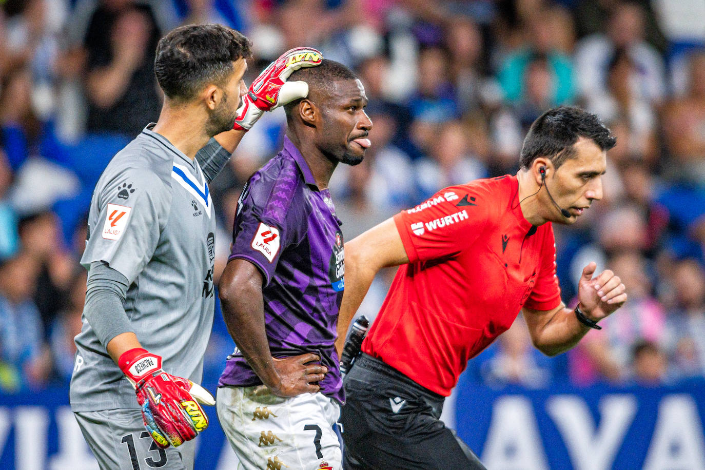 La derrota del Real Valladolid ante el Espanyol, en imágenes