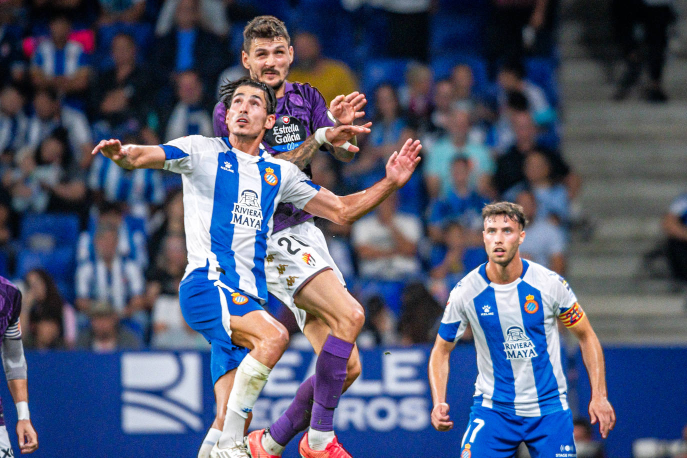 La derrota del Real Valladolid ante el Espanyol, en imágenes