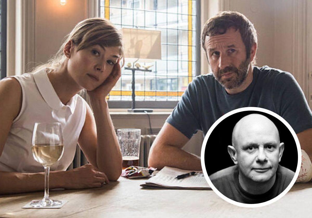 Fotograma de 'El estado de la unión' y Nick Hornby.