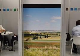 Panorámica del Cerrato en un cartel de la feria.