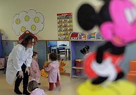 Una guardería de Valladolid, en una imagen de archivo.