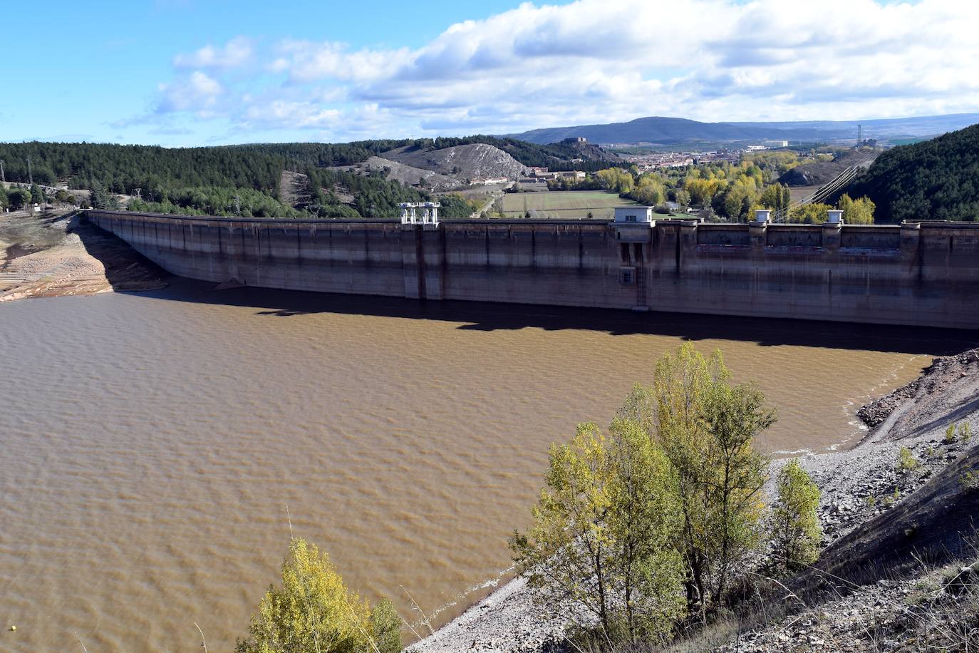 El embalse de Aguilar quiere recuperarse de la sequía