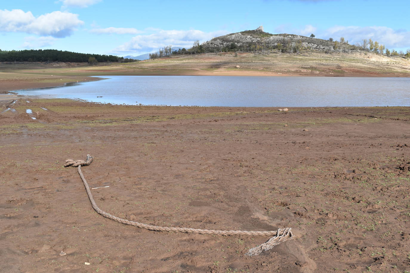 El embalse de Aguilar quiere recuperarse de la sequía