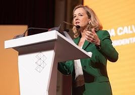 segunda y ministra de Economía y Transformación Digital en funciones, Nadia Calviño.