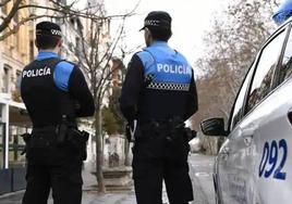 Policía Local en las calles de Valladolid.