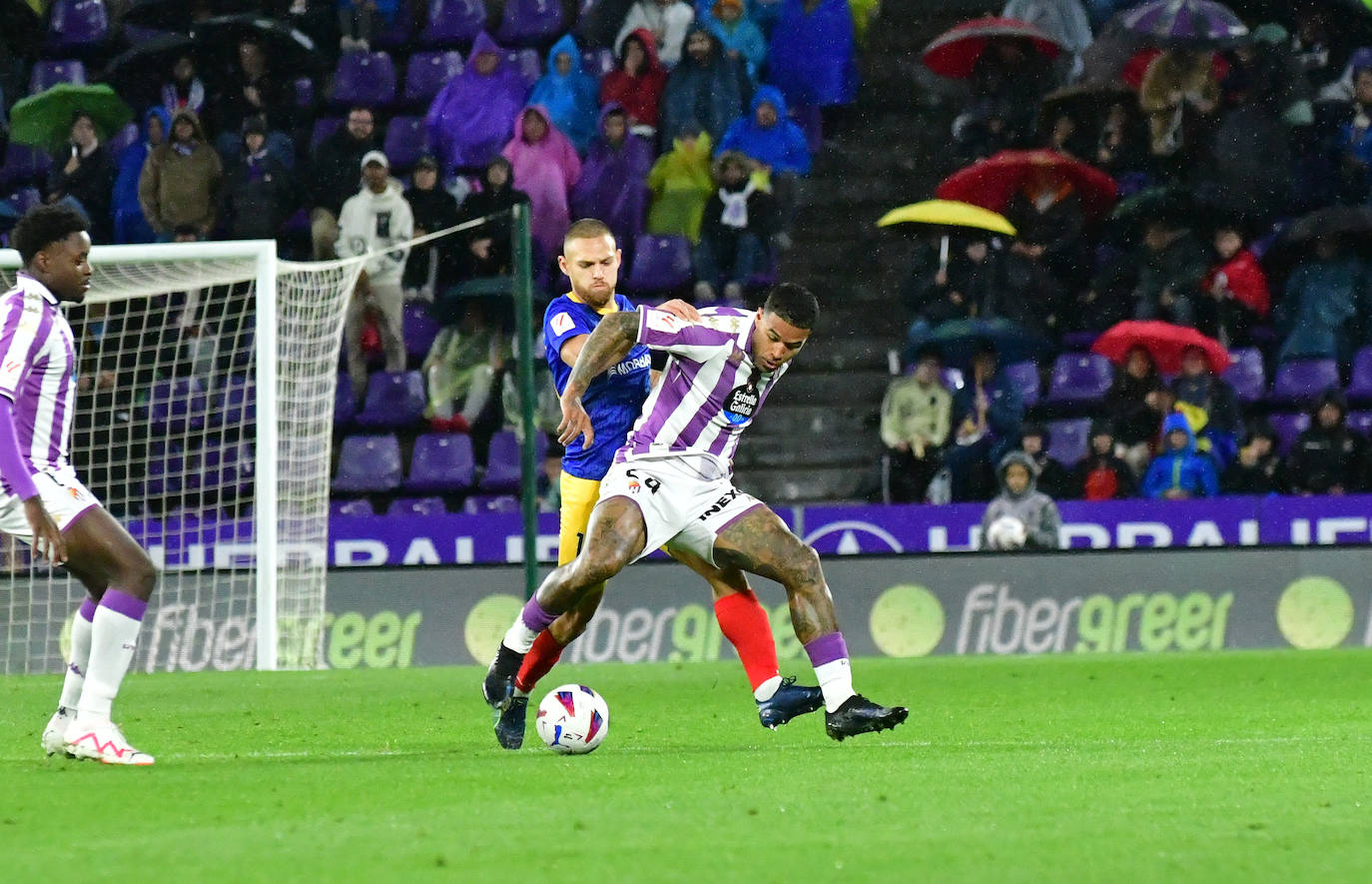 La victoria del Real Valladolid frente al Andorra, en imágenes