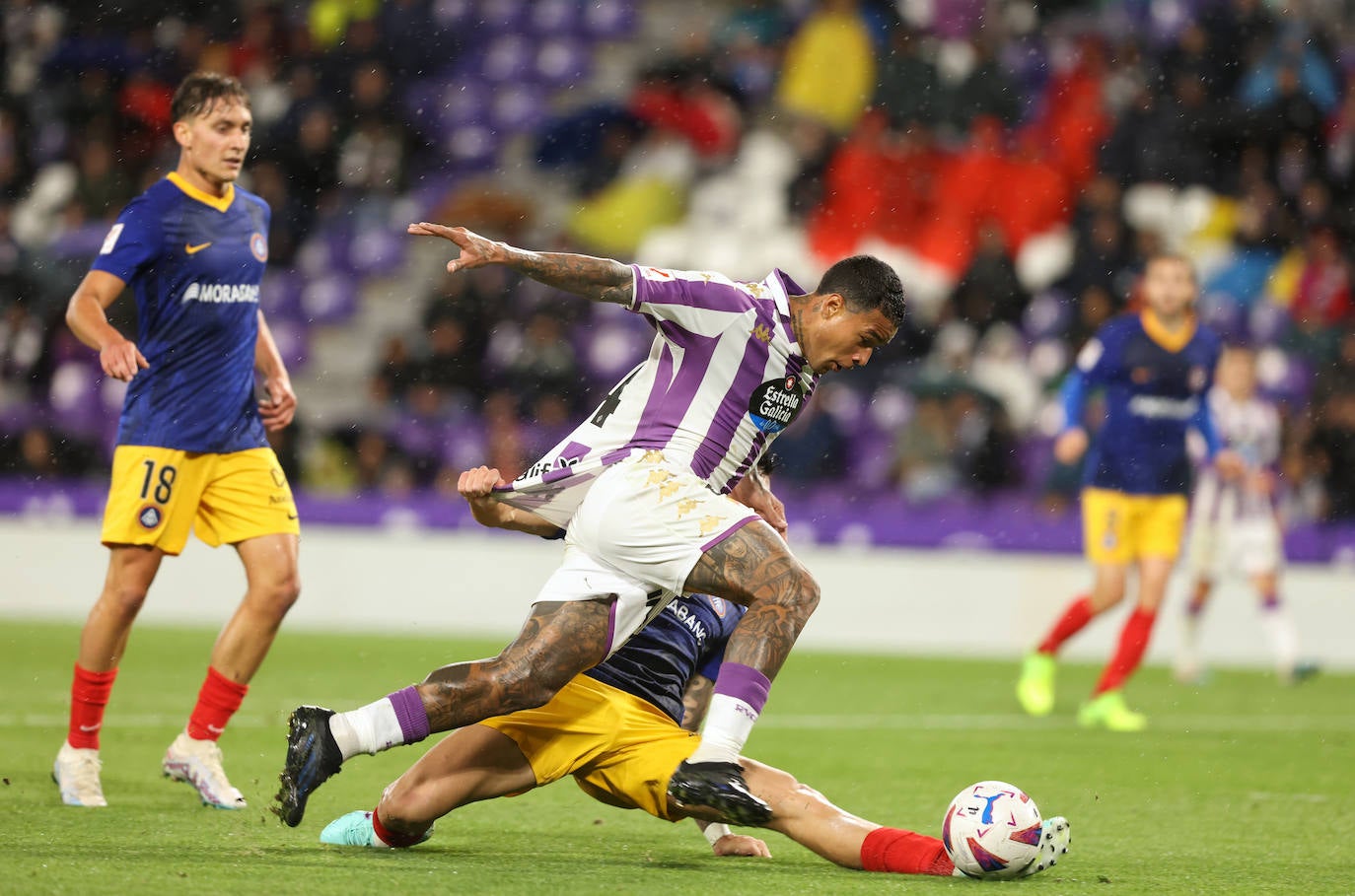 La victoria del Real Valladolid frente al Andorra, en imágenes