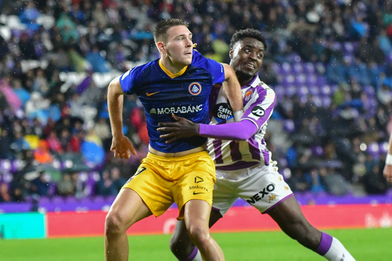 La victoria del Real Valladolid frente al Andorra, en imágenes