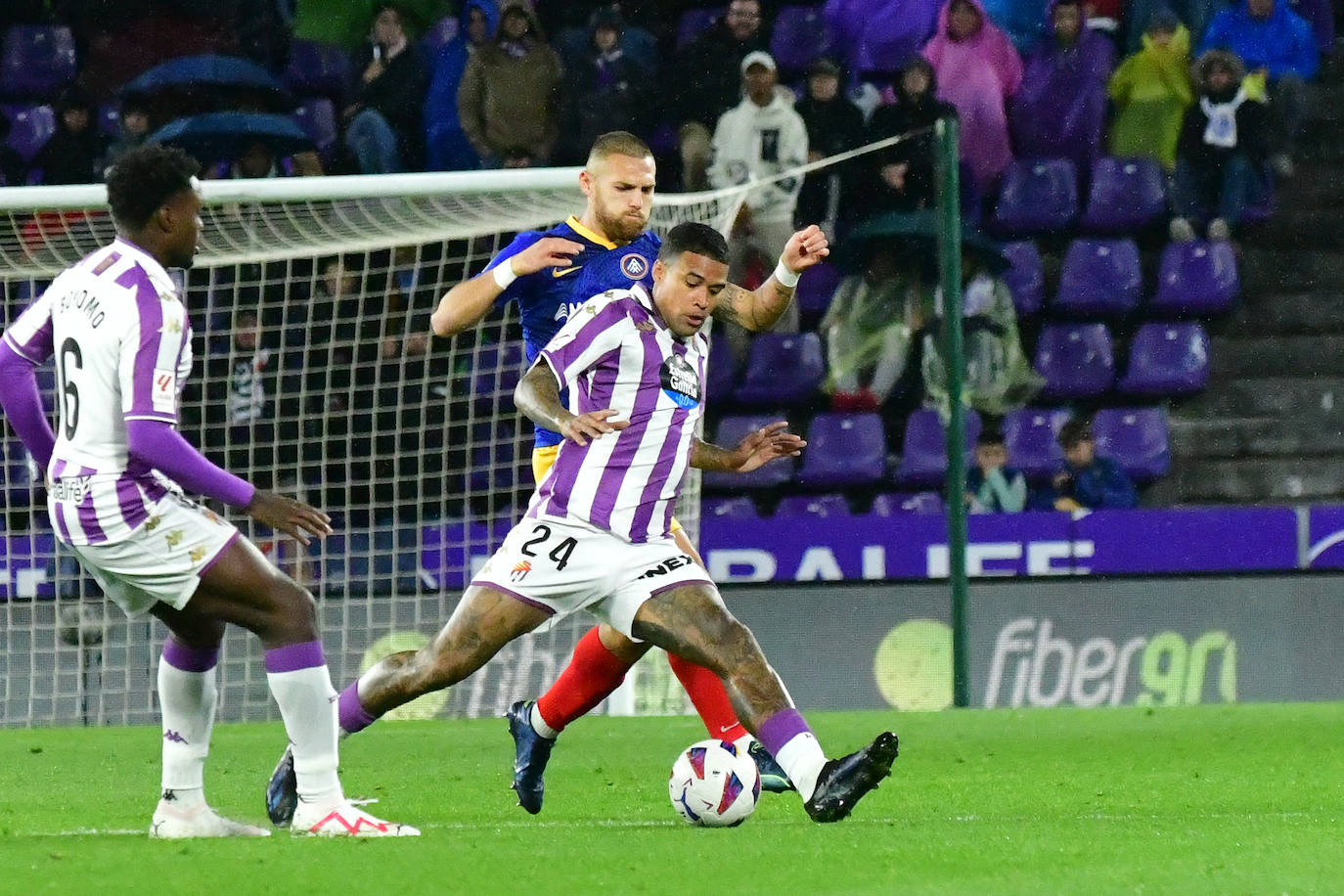 La victoria del Real Valladolid frente al Andorra, en imágenes