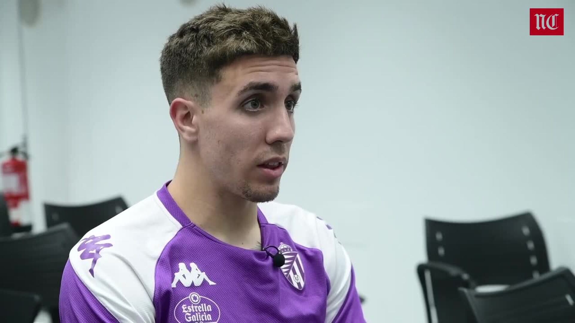 Entrevista a Joni Montiel, jugador del Real Valladolid