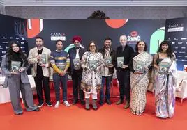 Presentación del libro sobre el cine de la India en el Calderón.