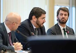 García-Gallardo, este miércoles, en Bruselas en un acto de agenda de Vox.