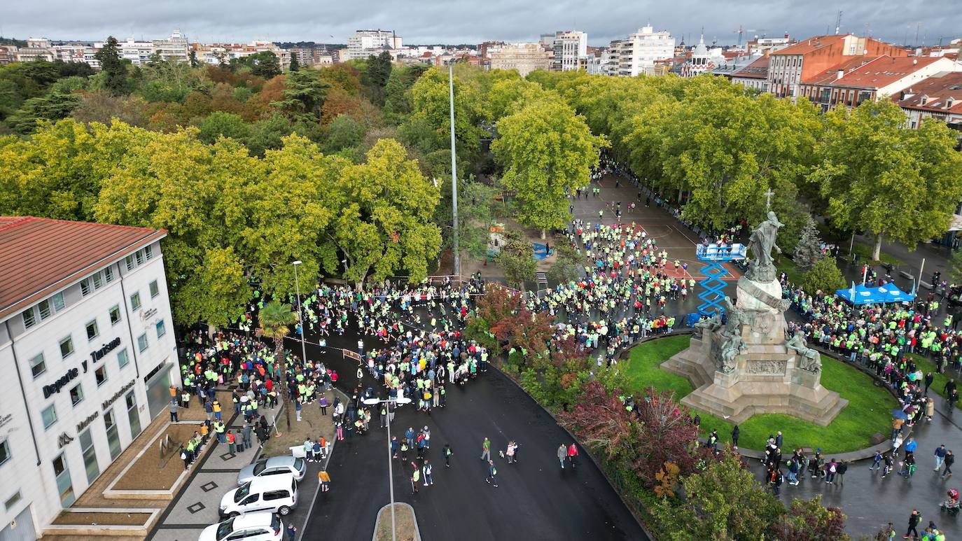 La Marcha contra el Cáncer, vista desde el cielo