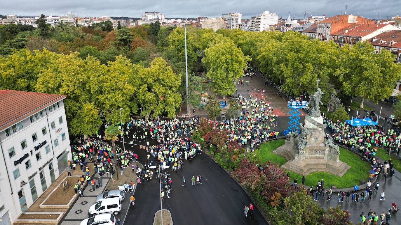 La Marcha contra el Cáncer, vista desde el cielo