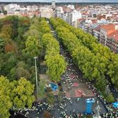 La Marcha contra el Cáncer, vista desde el cielo