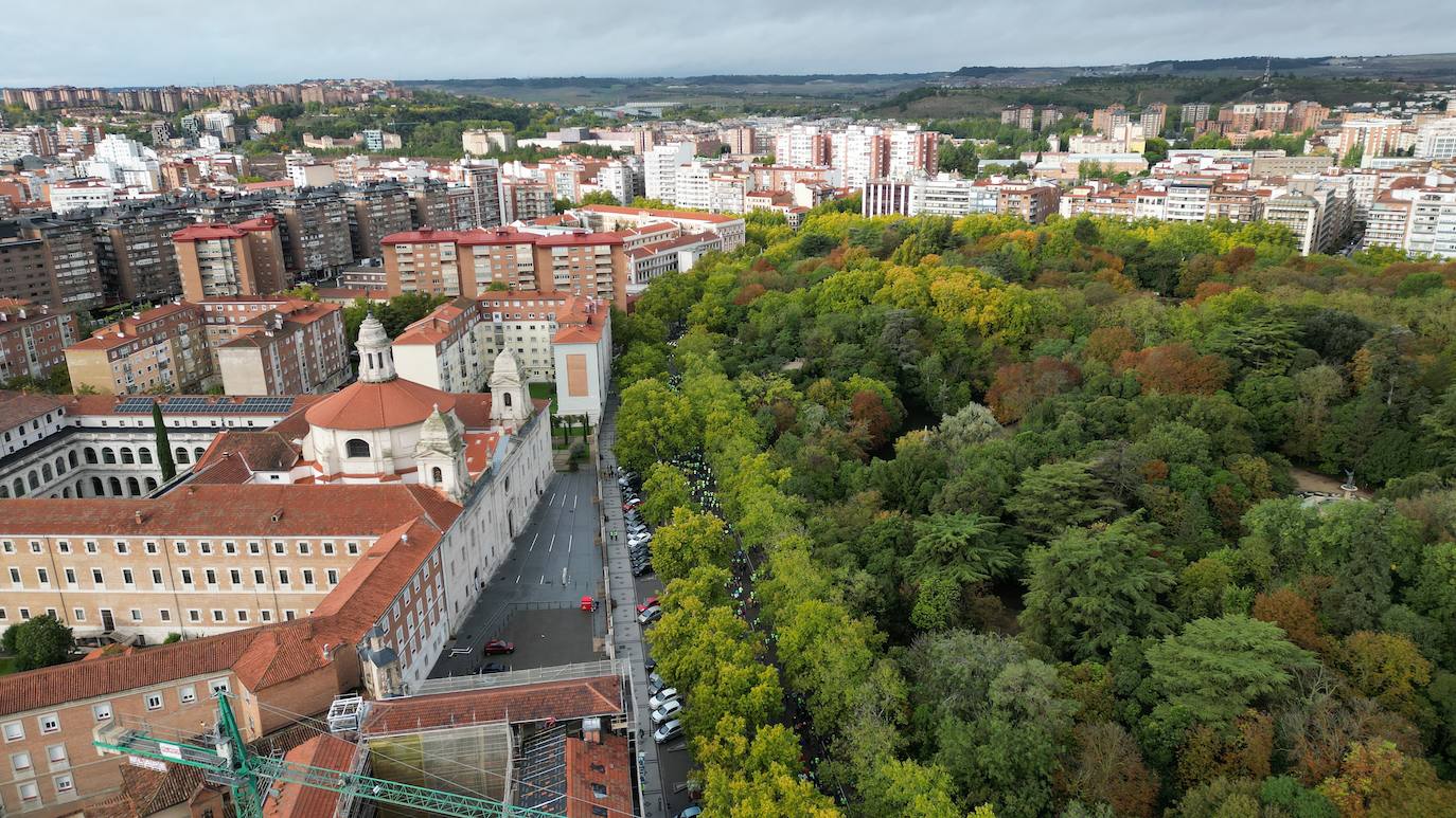 La Marcha contra el Cáncer, vista desde el cielo