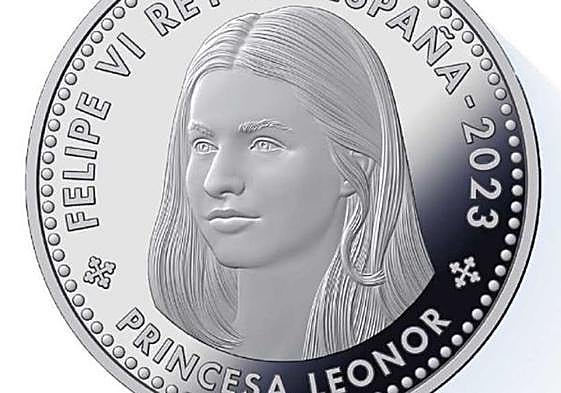 Así es la moneda conmemorativa de la princesa Leonor
