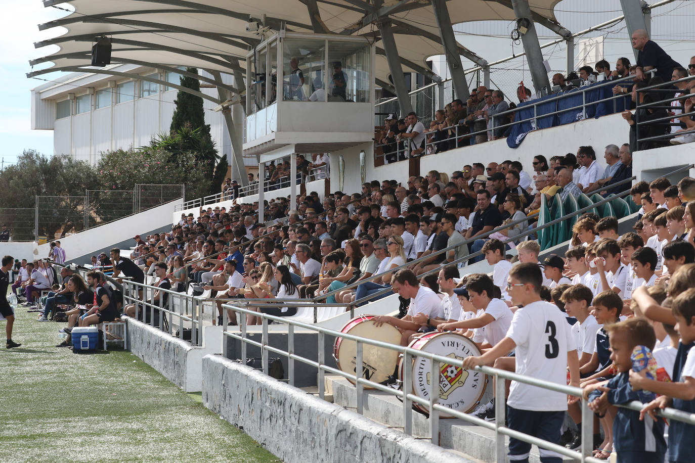 El partido entre el Real Valladolid y la Peña Deportiva, en imágenes