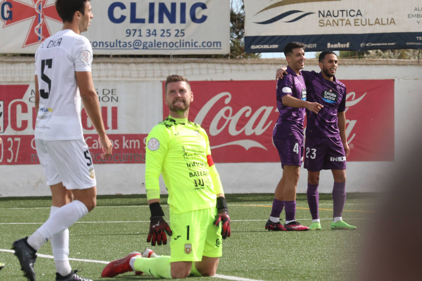 El partido entre el Real Valladolid y la Peña Deportiva, en imágenes