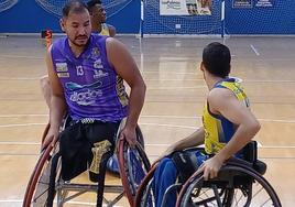 Adrián Pérez en el último partido frente al Econy Gran Canaria.