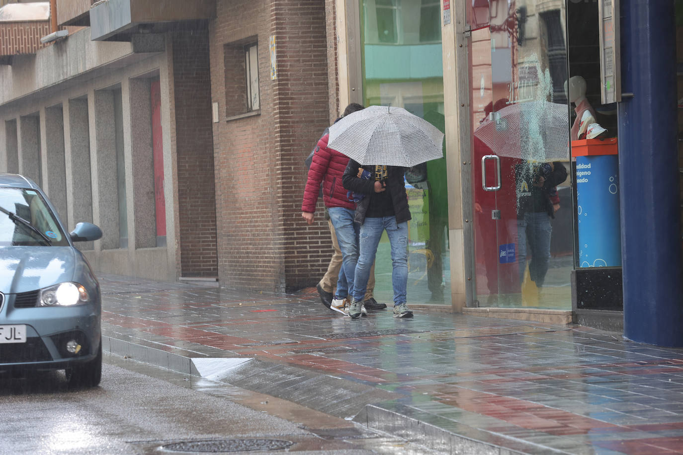 Los efectos del Ciarán en Palencia