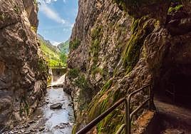 Ruta del Cares, en Picos de Europa.