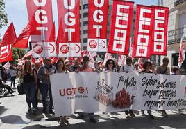 Manifestación por el empleo, el pasado 1 de mayo.