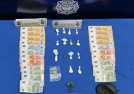 Detenido el dueño de un bar de Delicias con cocaína y material para traficar