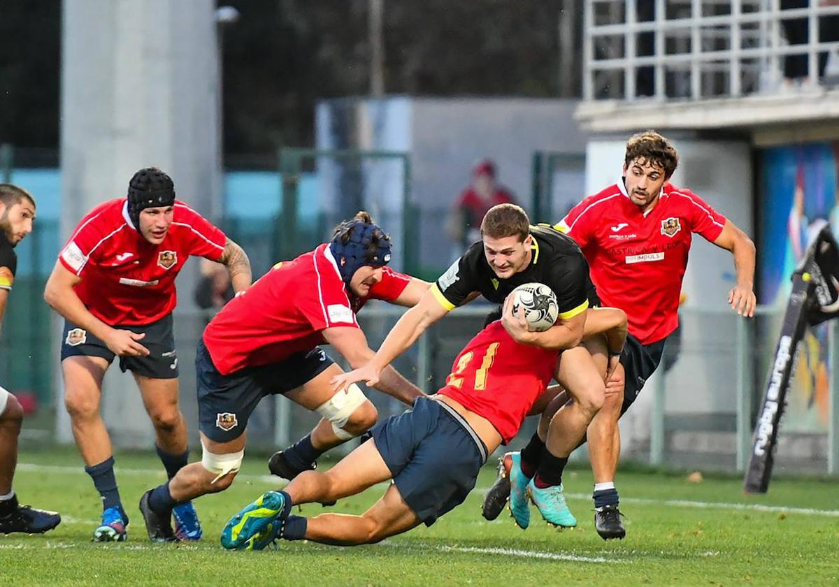 Acción del partido jugado en Tiflis.